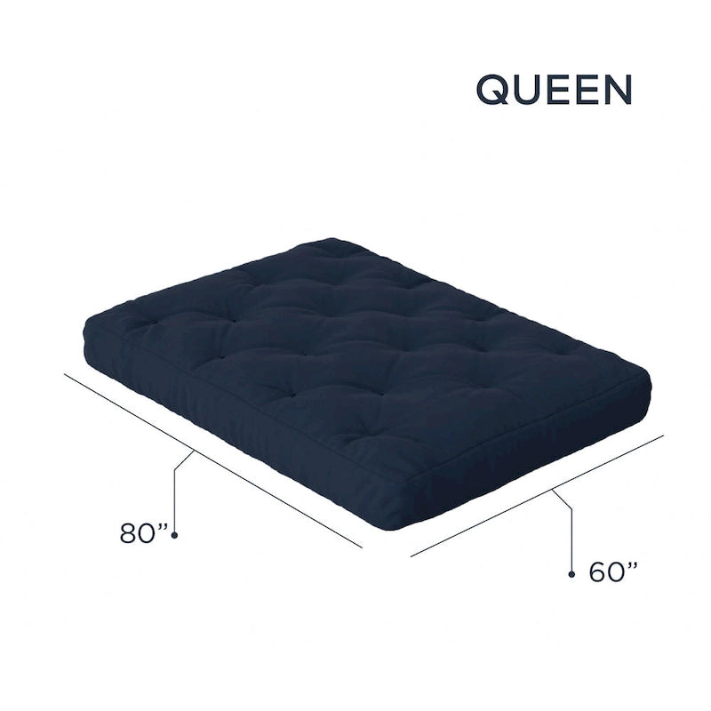 Materasso Futon Pieghevole Multicolore – Memory Gel, Queen (1–2 Persone)