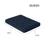 Materasso Futon Pieghevole Multicolore – Memory Gel, Queen (1–2 Persone)