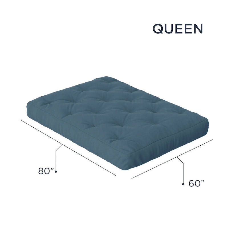 Materasso Futon Pieghevole Multicolore – Memory Gel, Queen (1–2 Persone)
