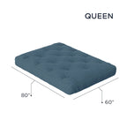 Materasso Futon Pieghevole Multicolore – Memory Gel, Queen (1–2 Persone)