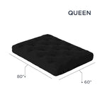 Materasso Futon Pieghevole Multicolore – Memory Gel, Queen (1–2 Persone)