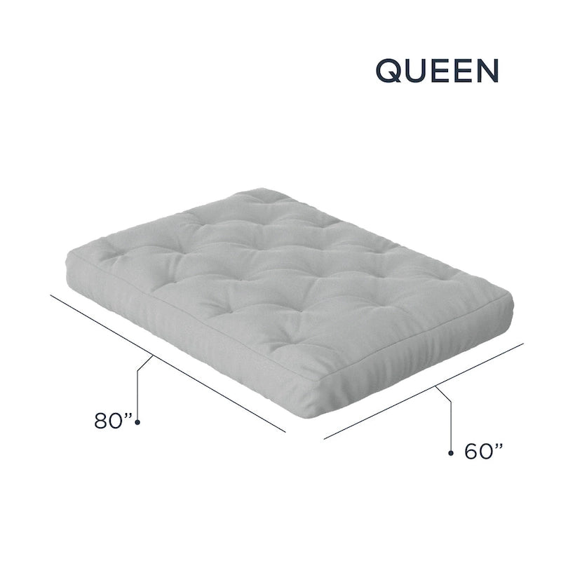 Materasso Futon Pieghevole Multicolore – Memory Gel, Queen (1–2 Persone)