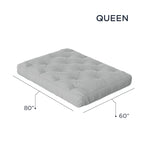 Materasso Futon Pieghevole Multicolore – Memory Gel, Queen (1–2 Persone)