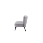 Divanetto a 2 posti senza braccioli in velluto, stile moderno di metà secolo (verde/blu/rosa cipria/grigio/blu reale)