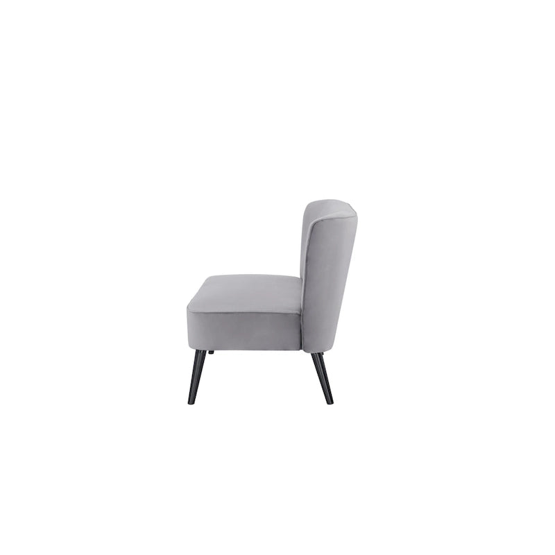 Divanetto a 2 posti senza braccioli in velluto, stile moderno di metà secolo (verde/blu/rosa cipria/grigio/blu reale)