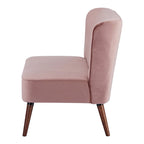 Divanetto a 2 posti senza braccioli in velluto, stile moderno di metà secolo (verde/blu/rosa cipria/grigio/blu reale)