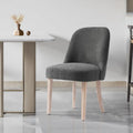 Sedia laterale imbottita in boucle, multicolore, resistente all'acqua, sedile singolo