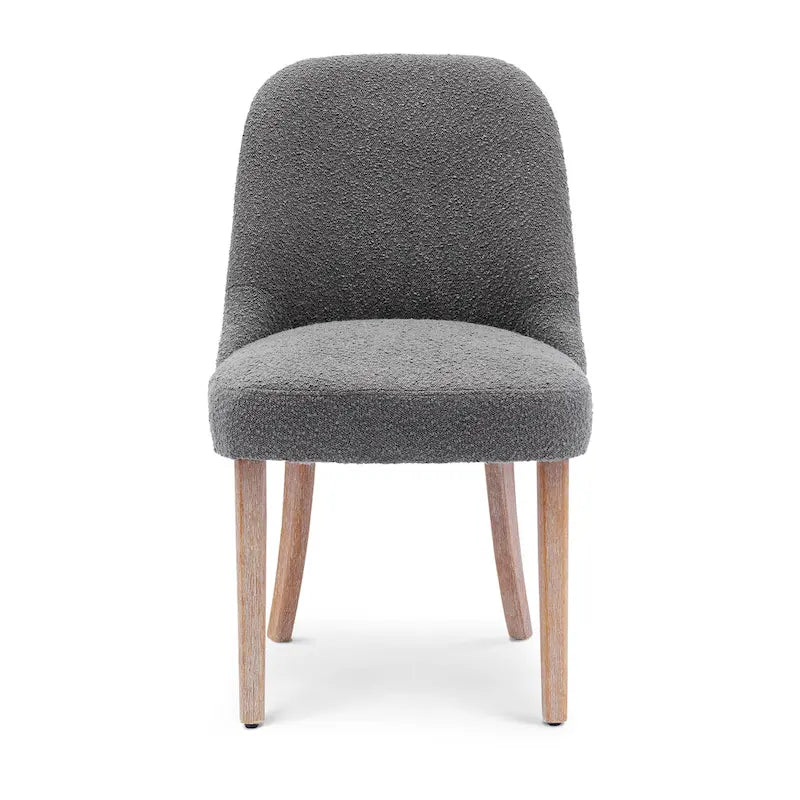 Sedia laterale imbottita in boucle, multicolore, resistente all'acqua, sedile singolo