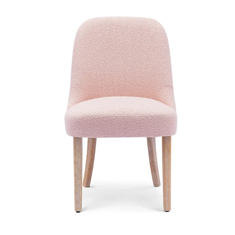 Sedia laterale imbottita in boucle, multicolore, resistente all'acqua, sedile singolo