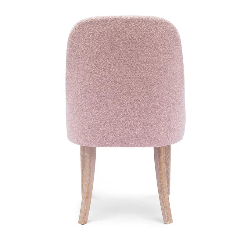 Sedia laterale imbottita in boucle, multicolore, resistente all'acqua, sedile singolo