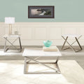 Steve Silver Zilina Faux Marble Top 3-Piece Occasional Set
