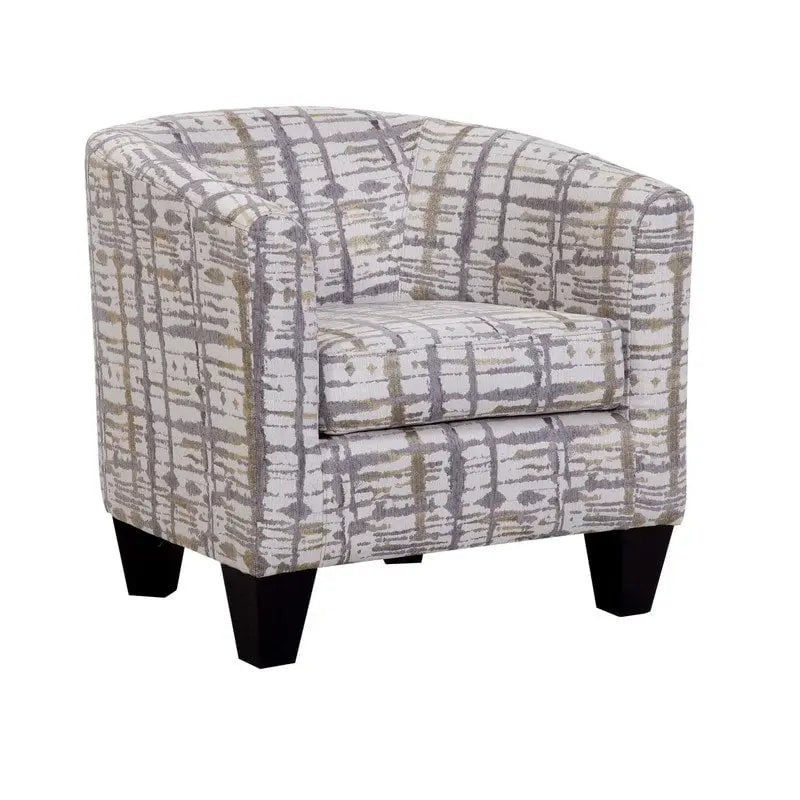 Poltrona a botte imbottita Gold & Grey Splatter, 1 posto a sedere
