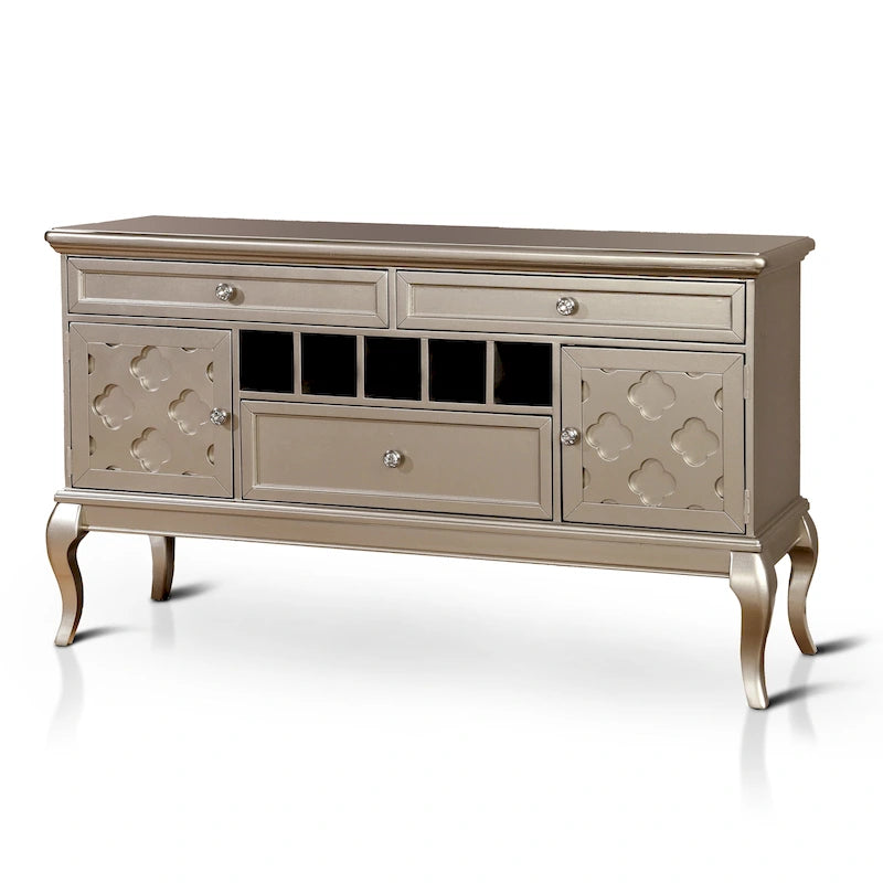 Credenza/Madia Champagne/Grigio Glamour, Stile Marocchino, 1 Pezzo