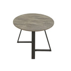 Tavolino da Caffè in Pietra Sinterizzata Grigio/Bianco, Mid-Century Modern, Set da 1-2 Pezzi