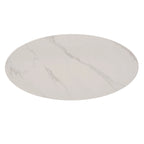 Tavolino da Caffè in Pietra Sinterizzata Grigio/Bianco, Mid-Century Modern, Set da 1-2 Pezzi