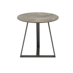 Tavolino da Caffè in Pietra Sinterizzata Grigio/Bianco, Mid-Century Modern, Set da 1-2 Pezzi