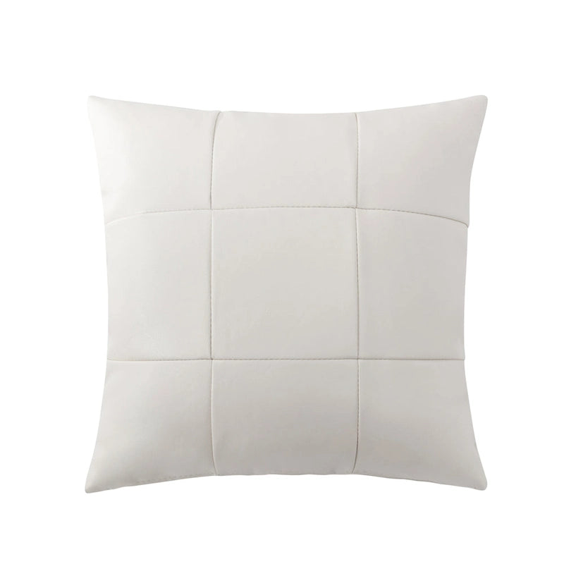 Poltrona da salotto alta in similpelle color cioccolato/marrone/bianco, singola