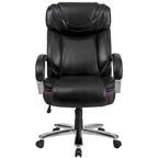 Sedia da ufficio girevole in LeatherSoft con schienale alto Nera/Marrone/Tortora, 1 posto, capacità 227 kg