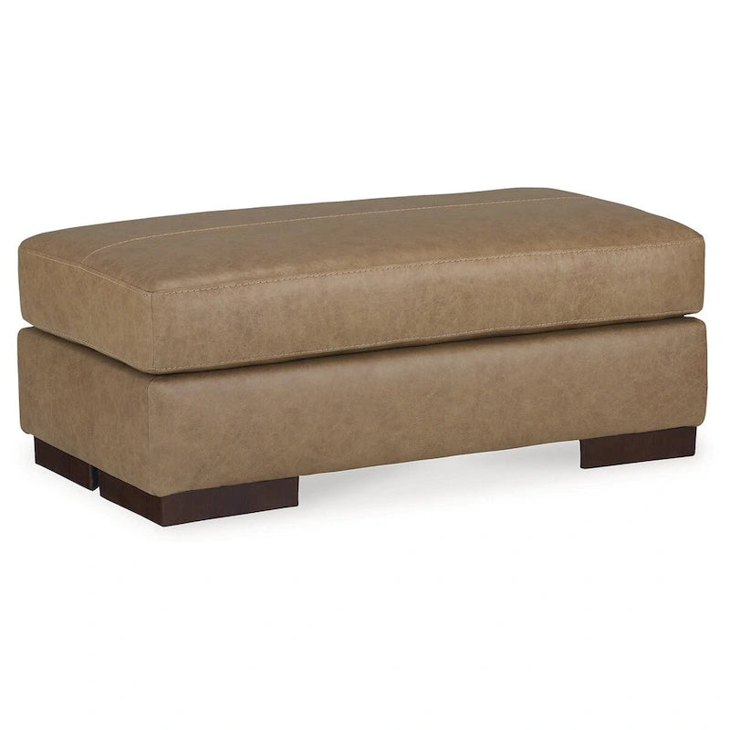 Pouf in pelle e finta pelle Tumbleweed, monoposto