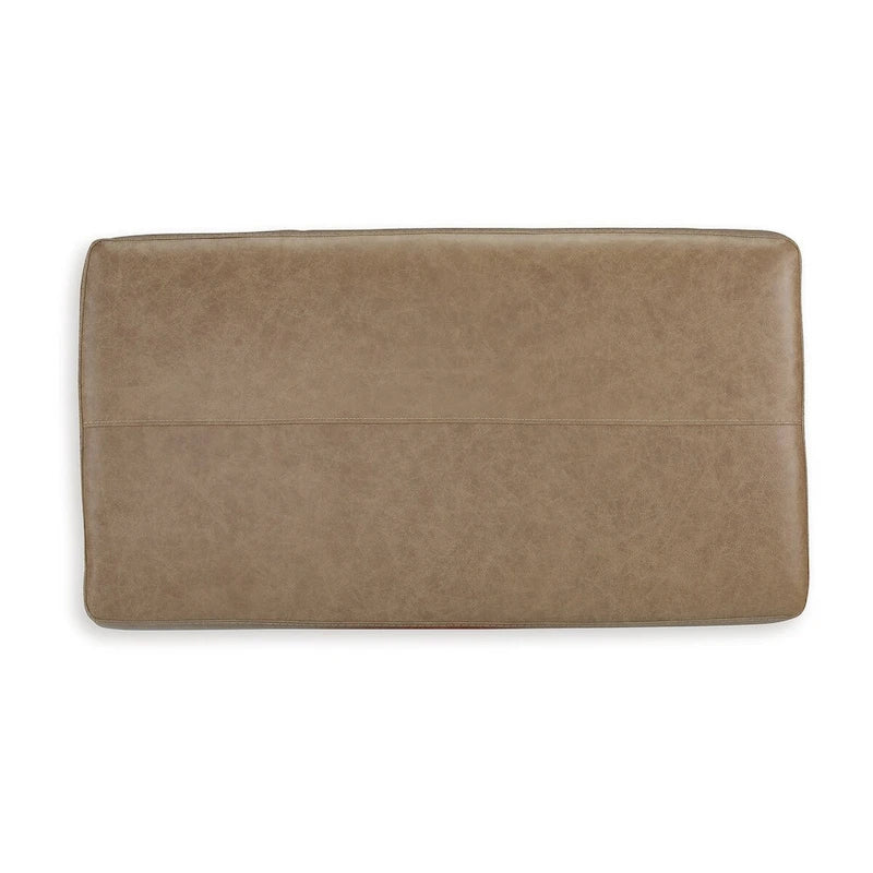 Pouf in pelle e finta pelle Tumbleweed, monoposto