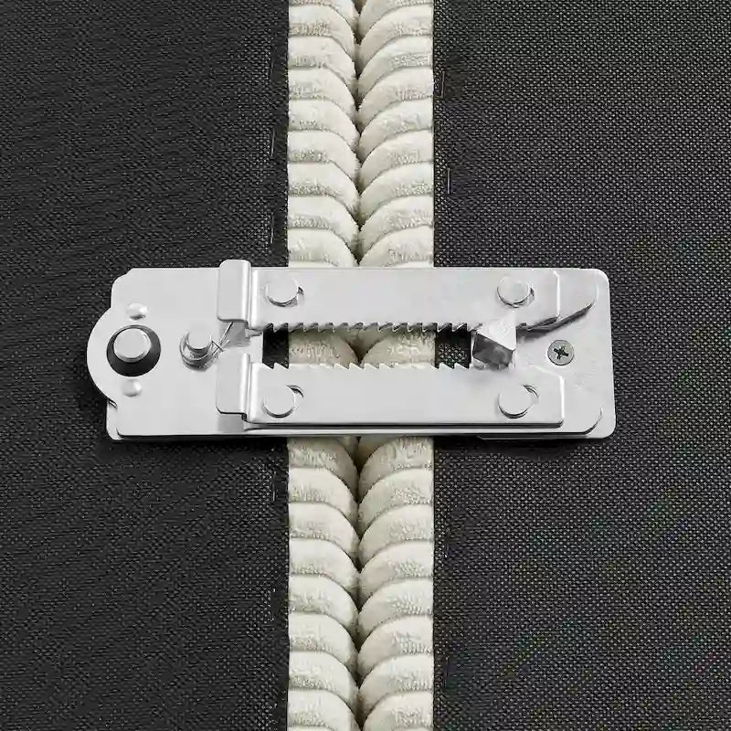 Divano componibile a 5 pezzi in velluto a coste e tessuto color antracite/beige
