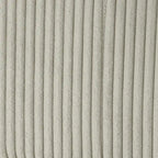 Divano componibile a 5 pezzi in velluto a coste e tessuto color antracite/beige