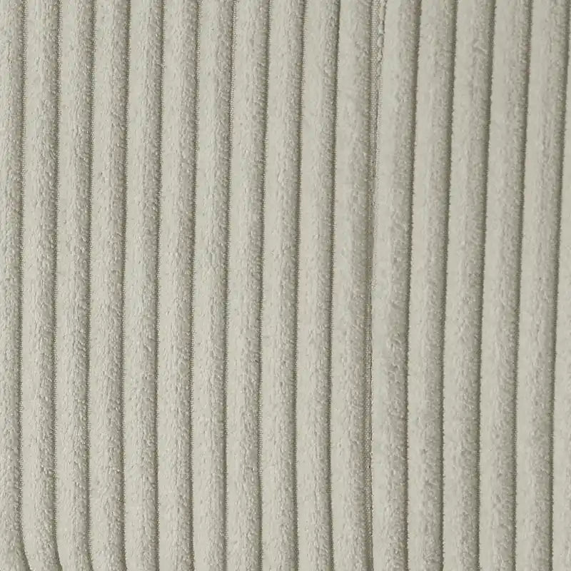 Divano componibile a 5 pezzi in velluto a coste e tessuto color antracite/beige
