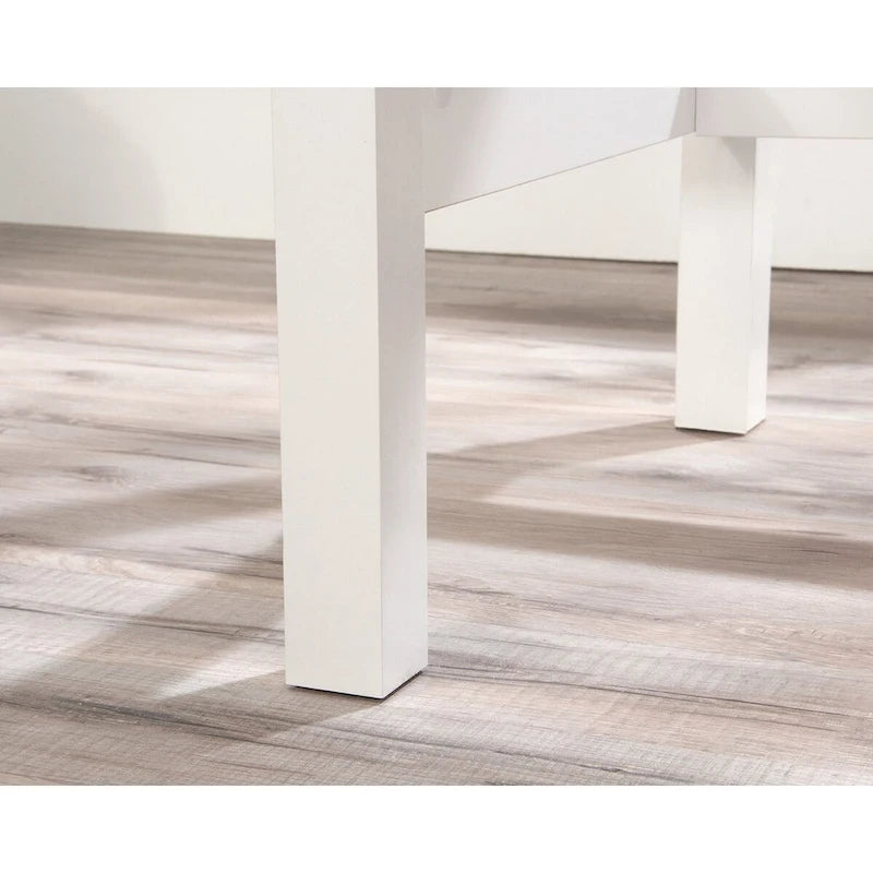 Scrivania Raven Oak / Soft White a 2 cassetti, Utente singolo