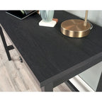 Scrivania Raven Oak / Soft White a 2 cassetti, Utente singolo