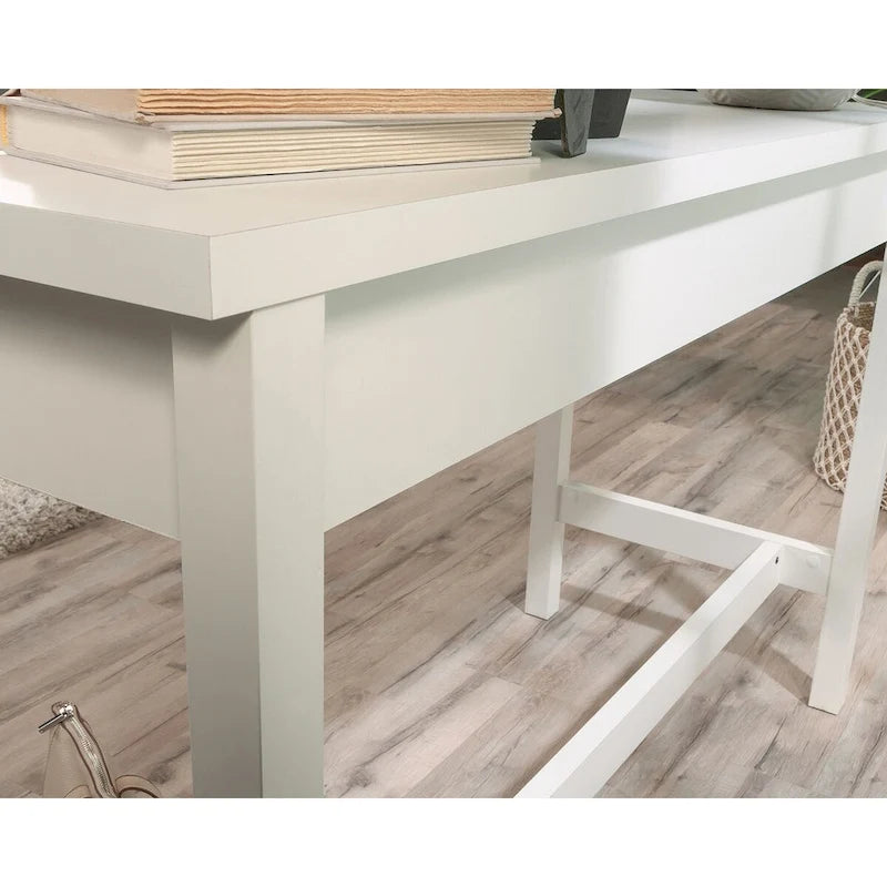 Scrivania Raven Oak / Soft White a 2 cassetti, Utente singolo