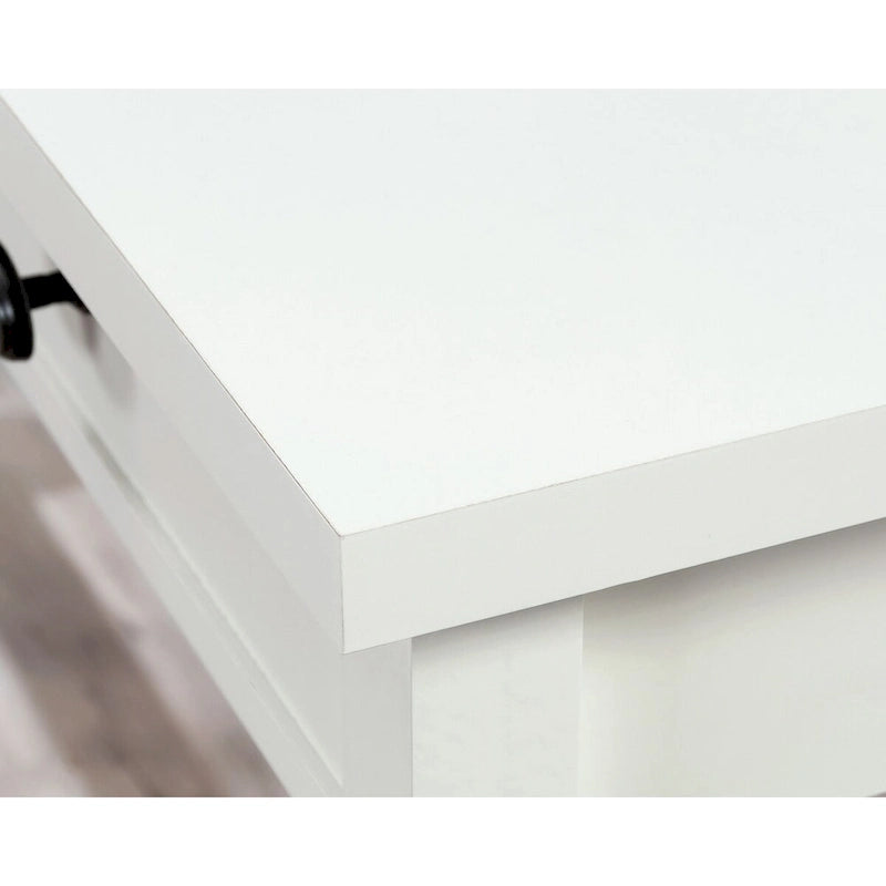 Scrivania Raven Oak / Soft White a 2 cassetti, Utente singolo