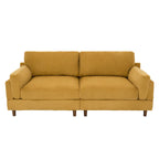 Divanetto a 2-3 posti in velluto a costine – Grigio / Beige / Grigio chiaro / Verde / Arancione