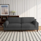 Divanetto a 2-3 posti in velluto a costine – Grigio / Beige / Grigio chiaro / Verde / Arancione