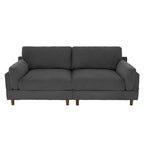 Divanetto a 2-3 posti in velluto a costine – Grigio / Beige / Grigio chiaro / Verde / Arancione