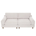 Divanetto a 2-3 posti in velluto a costine – Grigio / Beige / Grigio chiaro / Verde / Arancione