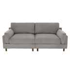 Divanetto a 2-3 posti in velluto a costine – Grigio / Beige / Grigio chiaro / Verde / Arancione
