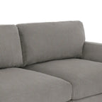 Divanetto a 2-3 posti in velluto a costine – Grigio / Beige / Grigio chiaro / Verde / Arancione