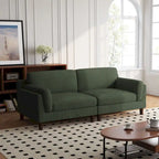 Divanetto a 2-3 posti in velluto a costine – Grigio / Beige / Grigio chiaro / Verde / Arancione