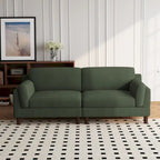 Divanetto a 2-3 posti in velluto a costine – Grigio / Beige / Grigio chiaro / Verde / Arancione