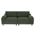 Divanetto a 2-3 posti in velluto a costine – Grigio / Beige / Grigio chiaro / Verde / Arancione