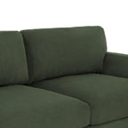 Divanetto a 2-3 posti in velluto a costine – Grigio / Beige / Grigio chiaro / Verde / Arancione