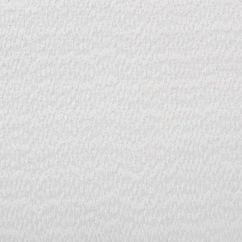 Divano Tuxedo Mid-Century in Tessuto Bouclé Crema/Grigio, 2-3 Posti