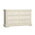 Cassettiera a 6 cassetti, Cloud / Cashew / Chalk, Legno massello, 1 persona